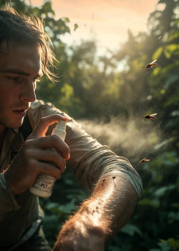 Master bug defence with DEET repellent 