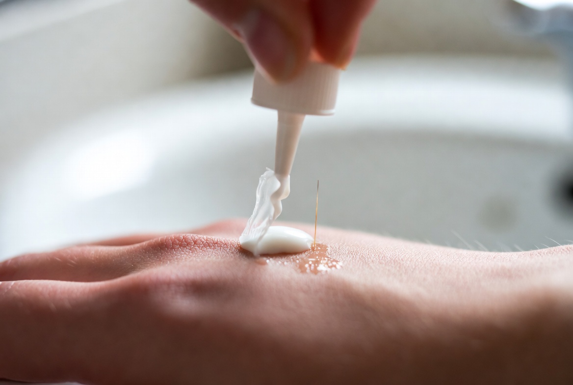 Painless splinter removal using white glue that dries and peels the splinter out, smart natural first aid remedy