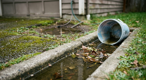 Eliminating standing water. Mosquitoes breed in any puddle, birdbath, or clogged gutter